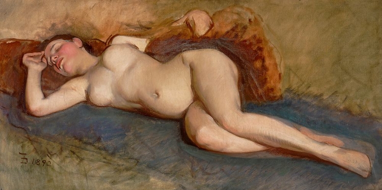 Picture of RECLINING NUDE 1892