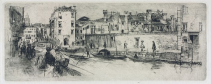 Picture of SAN TROVASSO CANAL, VENICE 1883
