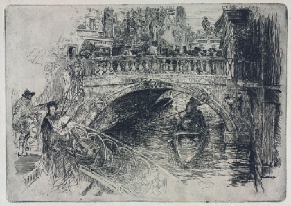 Picture of VENETIAN BRIDGE 1884