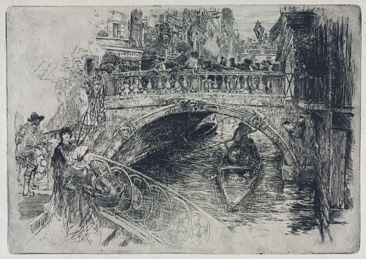 Picture of VENETIAN BRIDGE 1884