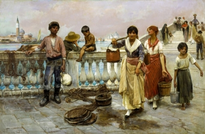 Picture of WATER CARRIERS, VENICE 1884