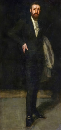 Picture of ARRANGEMENT IN BLACK, PORTRAIT OF F. R. LEYLAND 1870