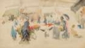 Picture of FLOWER MARKET, DIEPPE 1885