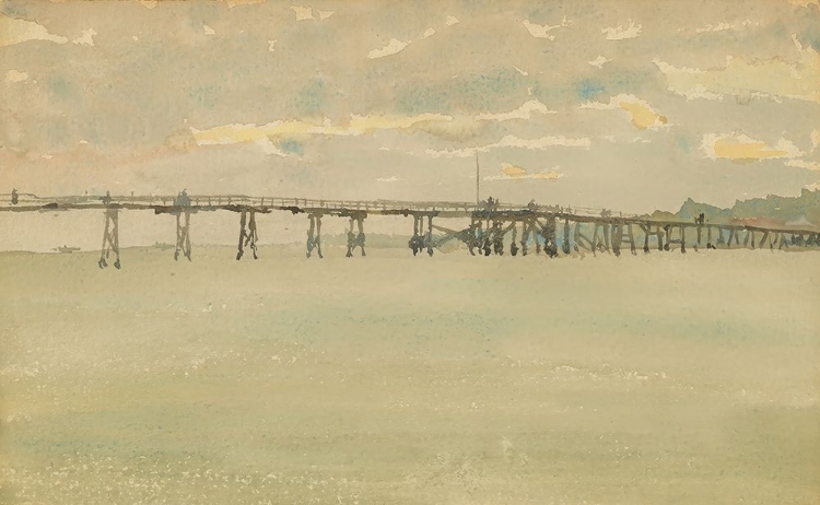 Picture of GREY AND SILVER PIER, SOUTHEND 1882
