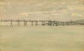 Picture of GREY AND SILVER PIER, SOUTHEND 1882