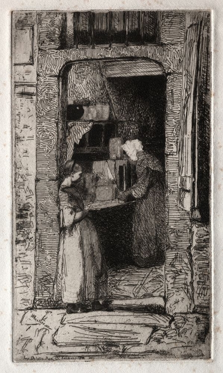 Picture of LA MARCHANDE DE MOUTARDE 1858