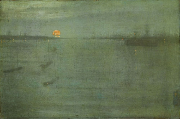 Picture of NOCTURNE BLUE AND GOLD SOUTHAMPTON WATER