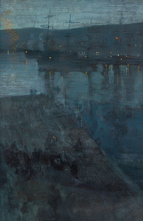 Picture of NOCTURNE IN BLUE AND GOLD, VALPARAISO CA 1866