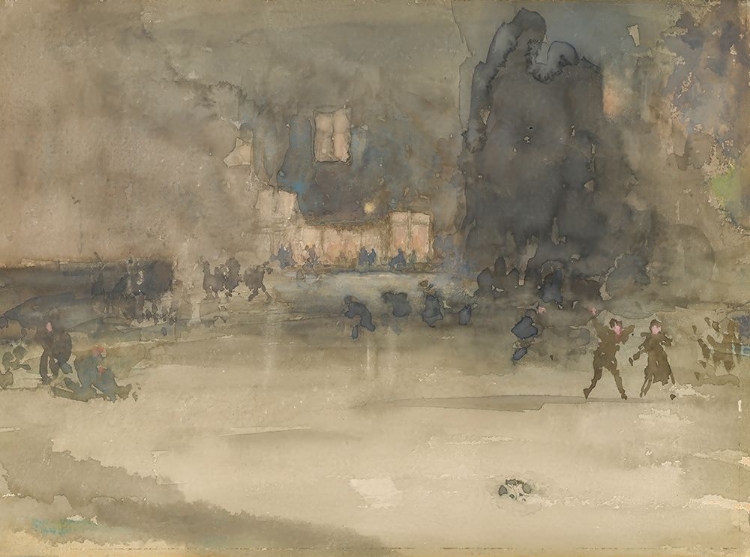 Picture of NOCTURNE, AMSTERDAM IN WINTER 1882