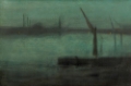 Picture of NOCTURNE, BLUE AND SILVER, BATTERSEA REACH 1870