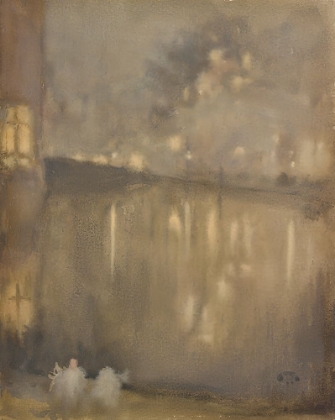 Picture of NOCTURNE, GREY AND GOLD CANAL, HOLLAND 1882