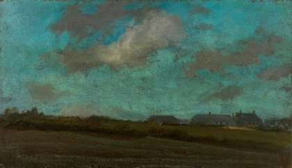 Picture of NOTE IN BLUE AND OPAL, THE SUN CLOUD 1883