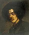 Picture of PORTRAIT OF WHISTLER WITH A HAT 1857