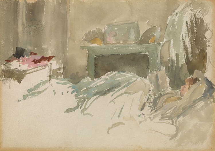 Picture of RESTING IN BED 1883