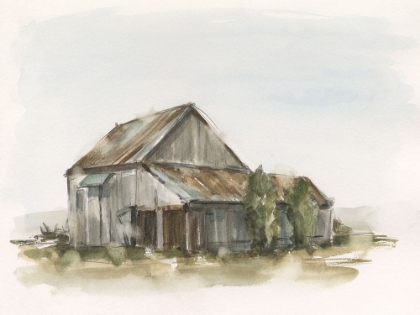 Picture of WATERCOLOR BARN STUDY II