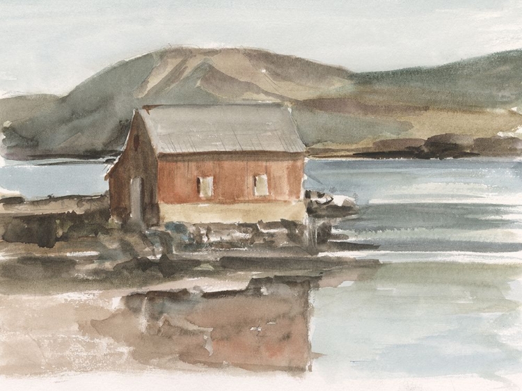 Picture of RUSTIC BOATHOUSE I