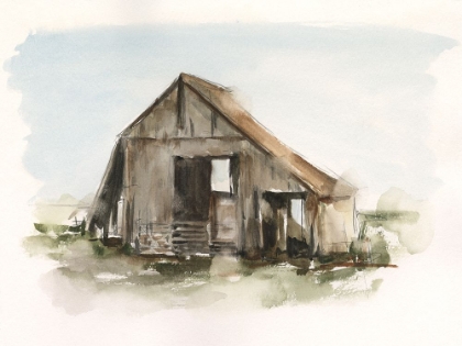 Picture of WATERCOLOR BARN STUDY I