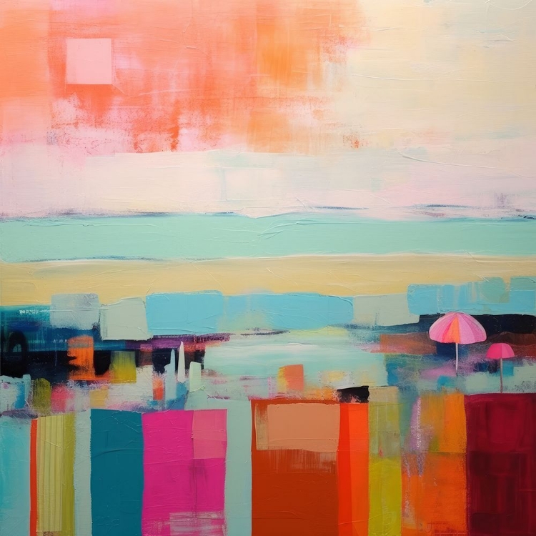 Picture of COLOR BLOCK BEACH I