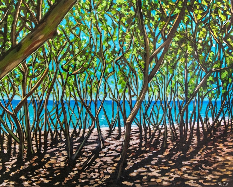 Picture of THROUGH THE TREES TO THE SEA