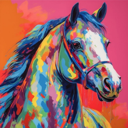 Picture of COLORFUL HORSE I