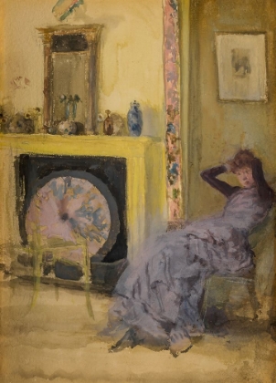 Picture of THE YELLOW ROOM CA 1883