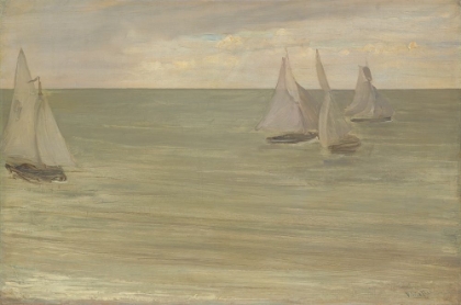 Picture of TROUVILLE GREY AND GREEN, THE SILVER SEA 1865