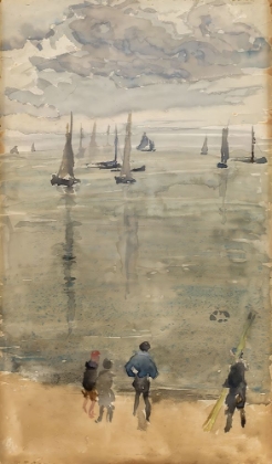 Picture of VIOLET, THE RETURN OF THE FISHING BOATS CA 1885