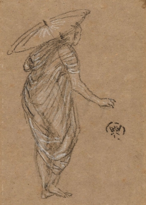 Picture of WOMAN WITH PARASOL 1870