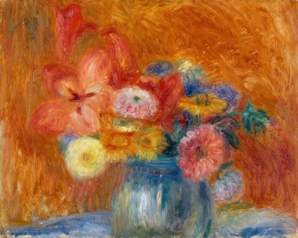 Picture of GREEN BOWL OF FLOWERS CA 1916