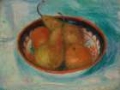 Picture of PEARS AND ORANGES IN A BOWL CA 1915