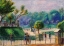 Picture of THE BALUSTRADE, LUXEMBOURG GARDENS 1926
