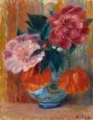 Picture of TULIPS AND PEONIES IN PITCHER CA 1914