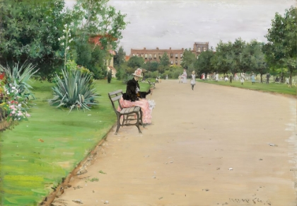 Picture of A CITY PARK 1887