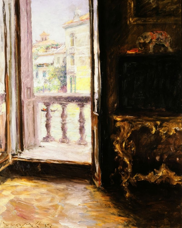 Picture of A VENETIAN BALCONY 1913