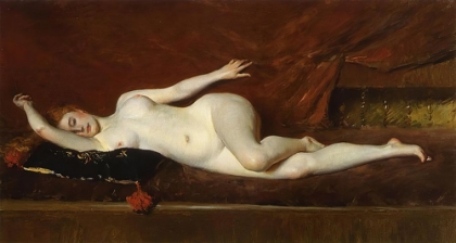 Picture of A STUDY IN CURVES 1890