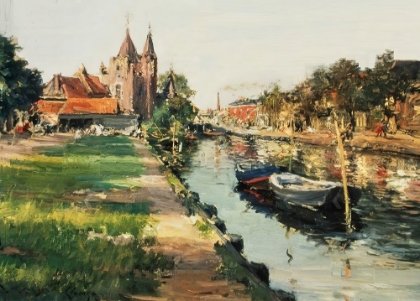 Picture of CANAL HAARLEM 1884