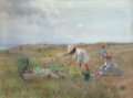 Picture of GATHERING FLOWERS, SHINNECOCK, LONG ISLAND 1897
