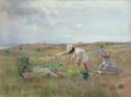 Picture of GATHERING FLOWERS, SHINNECOCK, LONG ISLAND 1897