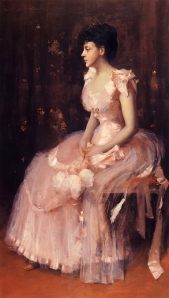 Picture of LADY IN PINK, A PORTRAIT OF MARIETTE LESLIE COTTON 1888