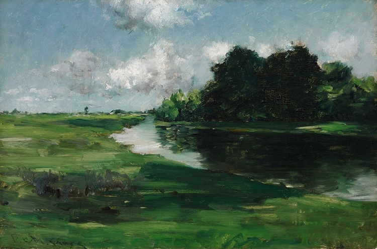 Picture of LONG ISLAND LANDSCAPE AFTER A SHOWER OF RAIN