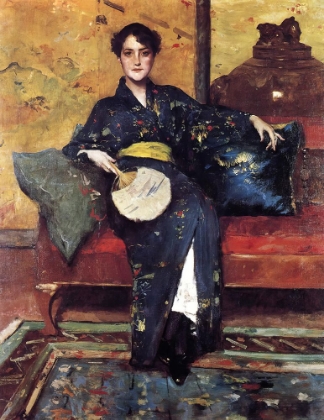 Picture of THE BLUE KIMONO 1888