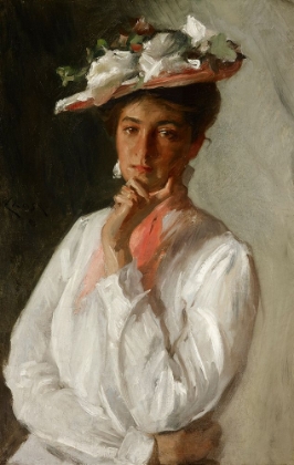 Picture of WOMAN IN WHITE 1902