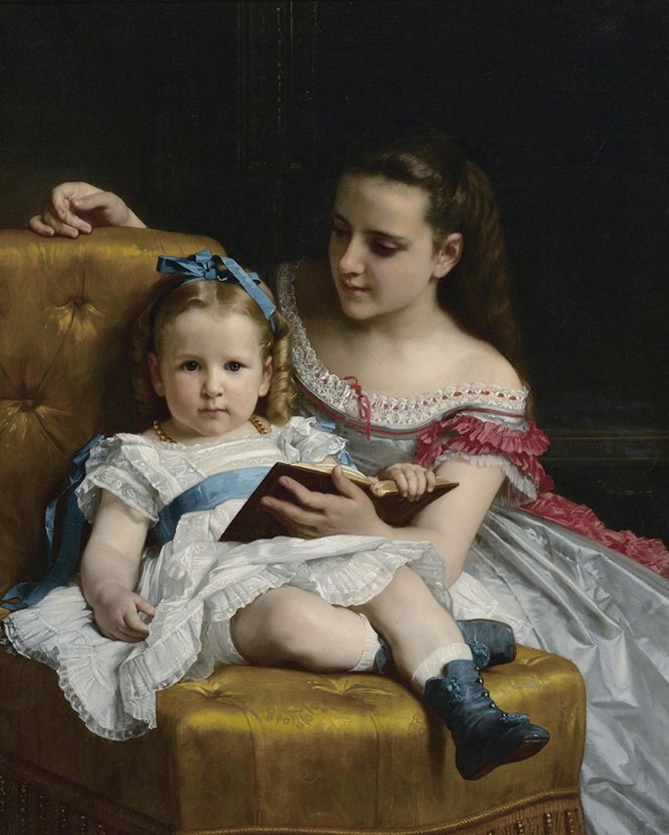 Picture of A PORTRAIT OF EVA AND FRANCES JOHNSTON 1869