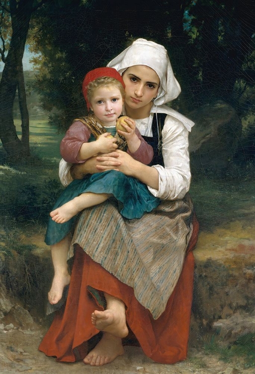 Picture of BRETON BROTHER AND SISTER 1871