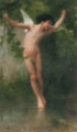 Picture of CUPID FLYING OVER WATER 1900