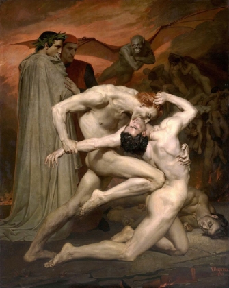Picture of DANTE AND VIRGIL IN HELL 1850