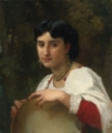 Picture of ITALIAN WOMAN WITH TAMBOURINE 1869