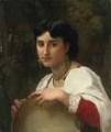 Picture of ITALIAN WOMAN WITH TAMBOURINE 1869