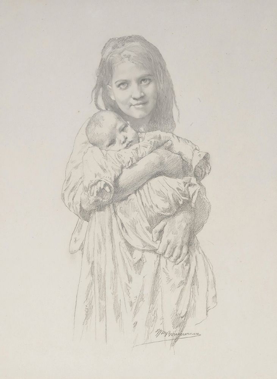 Picture of LITTLE GIRL AND CHILD