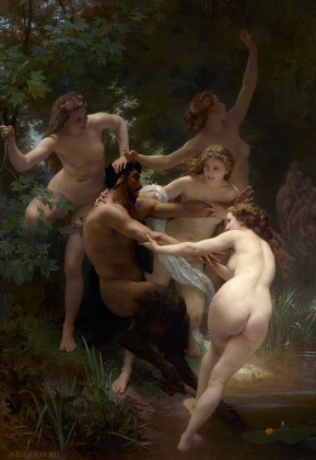 Picture of NYMPHS AND SATYR 1873